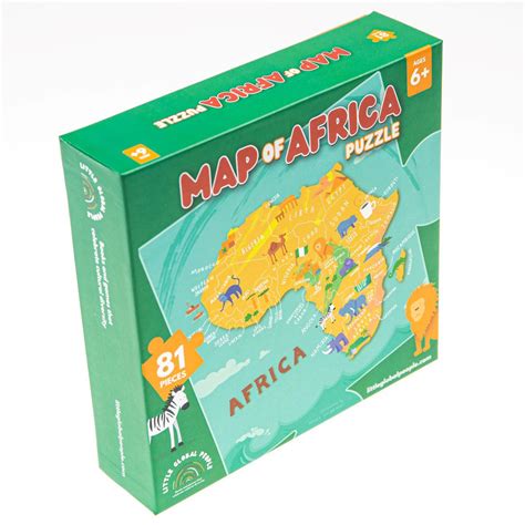 Map of Africa Puzzle – Little Global People