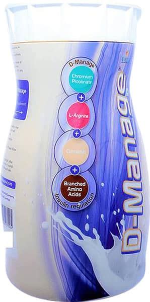D Manage Vanilla Flavour Powder 500gm: Uses, Side Effects, Price ...