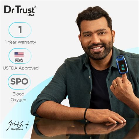 Dr Trust USA Oximeter Machine, Pulse Oximeter Fingertip Checker