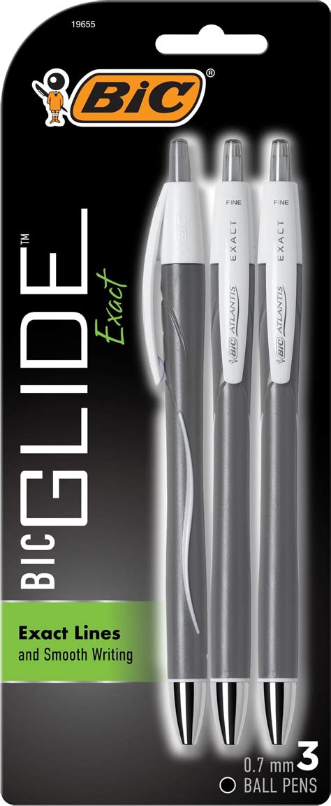 BIC VCG11-RED Atlantis Original Retractable Ball Pen, Medium Point (1.0 ...