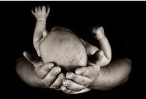 Father Holding His Little Boy Unframed Art Print Paper Print ...