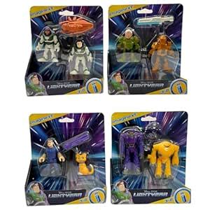 Buy Fisher-Price Imaginext Disney and Pixar Lightyear Buzz Complete Set ...