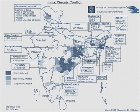 India Conflict Map