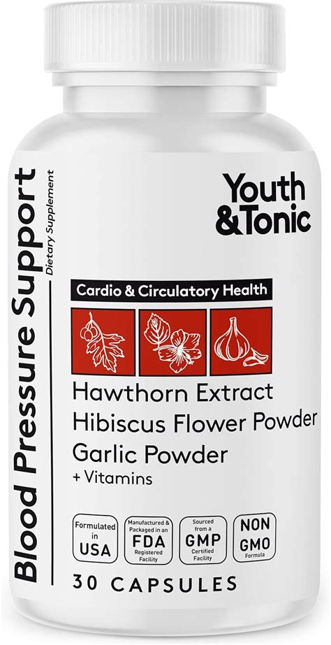 Youth & Tonic Natural Blood Pressure Support Supplement for Youth India ...