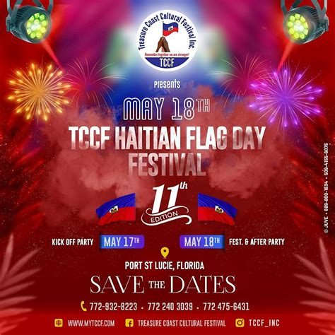 TCCF May18th Haitian Flag Day Festival, 9221 SE Event Ctr Pl, Port St ...