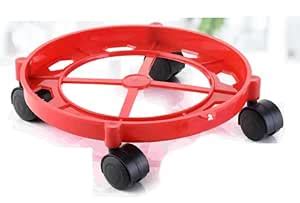 Ganesh LPG Gas Cylinder Stand Trolley with 360° Rotating Wheels | Heavy ...