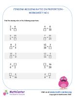 Ratio and Proportion Sixth Grade Worksheets | Math activities
