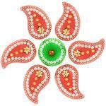 Buy Kvg Festive Artificial Rangoli For Floor/Table/Wall - Assorted ...