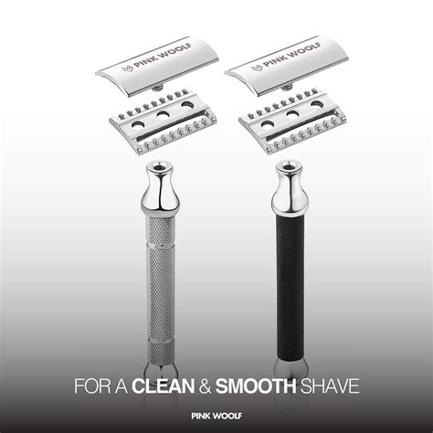 Close and Smooth Shave: Open Comb Safety Razor - CHROME – PinkWoolf