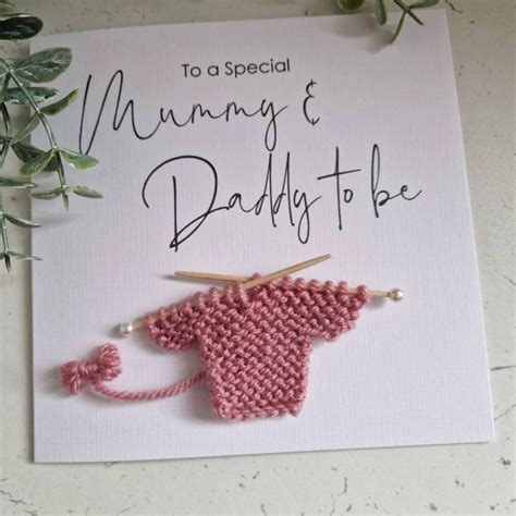 Handmade “Mummy n Daddy To Be” Greeting Card – Add-On Only – Geekmonkey