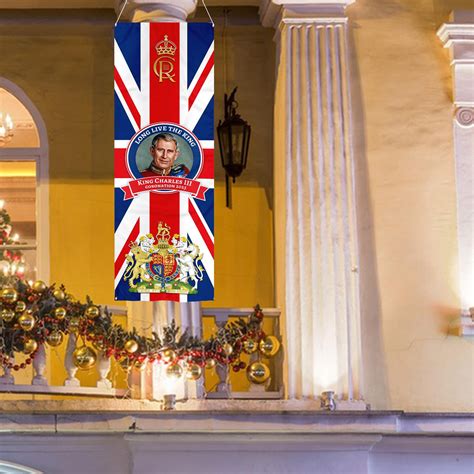 King Charles Flag Union Jack Coronation Flag Great | Ubuy India