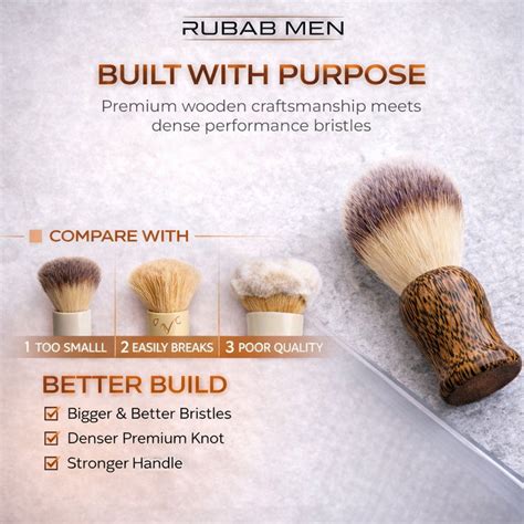 Ultra Soft Shaving Brush for Men - Leopard Edition| RUBAB MEN