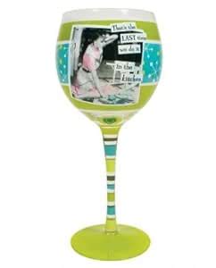 Buy Laid Back CS11011 The Last Time Wine Glass, 8-Ounce Online at Low ...