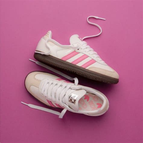 adidas Originals Samba OG Cloud White Lucid Pink Wonder White Wmns 6W ...