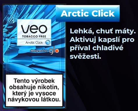 GLO Hyper VEO Arctic Click Tobacco free | ExcaliburCigars