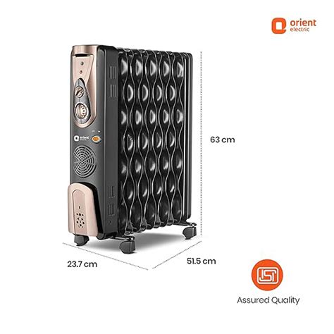 Orient Electric 11 Fin Oil Heater: 2900W, with Fan ORIENT – Electronic ...