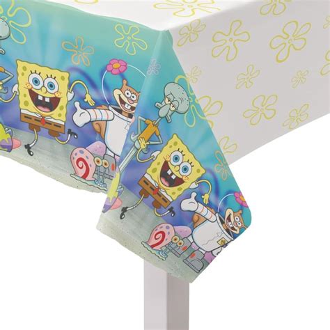 Snapklik.com : Ultimate Spongebob Plastic Table Cover, 54" X 96"
