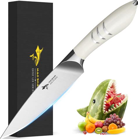 Amazon.com: MAD SHARK Premium Paring Knife 5 Inch Small Kitchen Knives ...