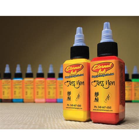 Eternal Jess Yen Series Color Set 23 Bottle 2oz Each – Tattoo Gizmo