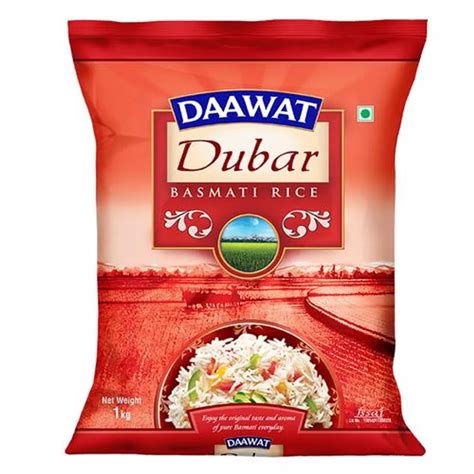 Daawat Basmati Rice - Dubar, 1 kg Pouch – Fetch N Buy