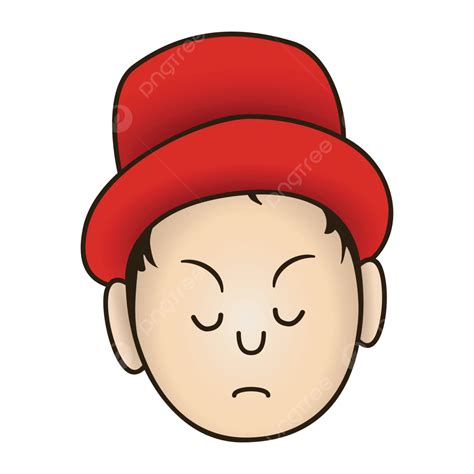 Angry And Irritated Boy Emoji With Summer Cap Vector Icon Illustration, Angry Emoji ...