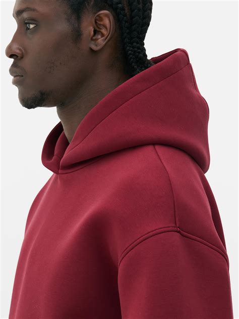 Mens Red Block Colour Hoodie | Primark