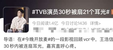 TVB知名演员30秒被扇21个耳光!网友关注却是… - 2023年3月21日 / 头条新闻 - 看帖神器