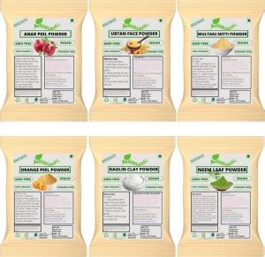 Activeland Orange, Multani mitti, Kaolin Clay, Neem, Anar Peel & Ubtan ...