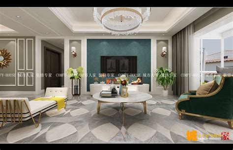 中海龙湾国际新中式250平四居室装修效果图-家装效果图_装一网装修效果图