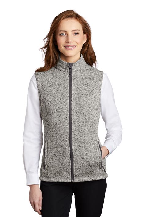 Port Authority Ladies Sweater Fleece Vest | Product | Company Casuals