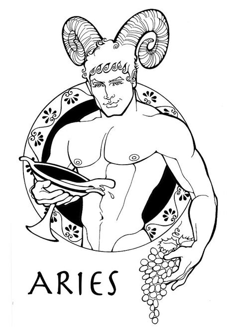 Aries Drawing by Steven Stines - Pixels