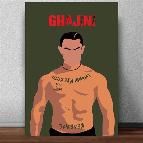 Good Hope - Bollywood Movies Ghajini Jumbo Vinyl Poster For Room ...