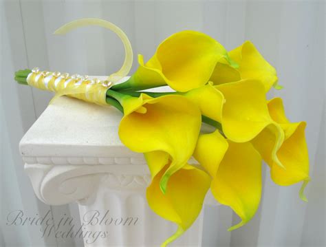 Yellow Calla Lily Bouquet
