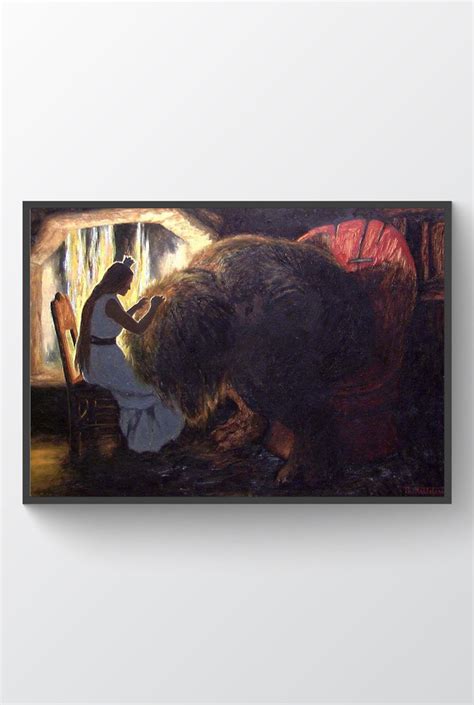 Antique Princess and Troll Painting, Theodor Kittelsen, High Quality ...
