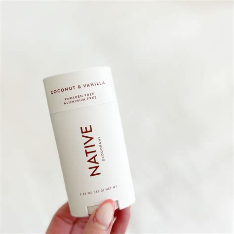 Native Coconut and Vanilla Deodorant | Aluminum-Free, Paraben-Free