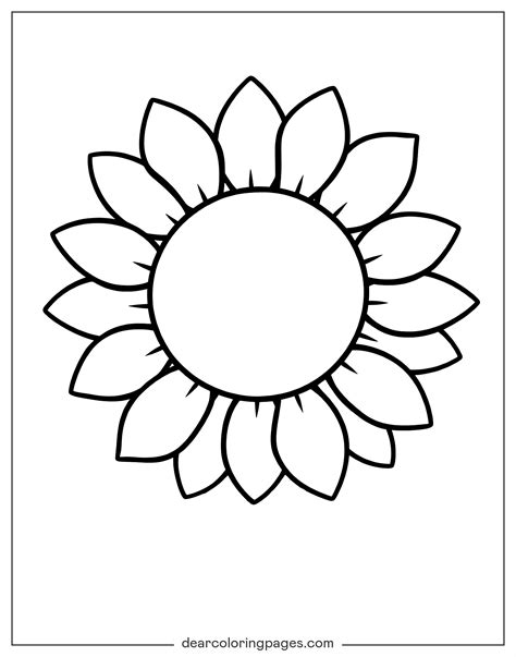 Sunflower Coloring Pages - 15 Free Printable Coloring Pages