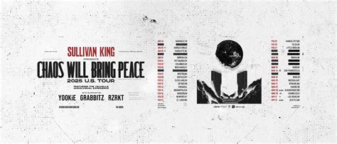 Sullivan King - Chaos Will Bring Peace 2025 US Tour | The Mission ...