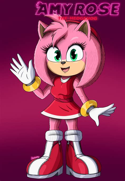 Movie Amy Rose by Dedys89 on DeviantArt