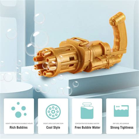 Buy MARIDA Gatling Bubble Machine 2021 Cool Toys & Gift for Kids ...