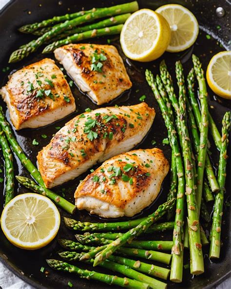 One-Pan Lemon Garlic Chicken And Asparagus – The Delish Recipe