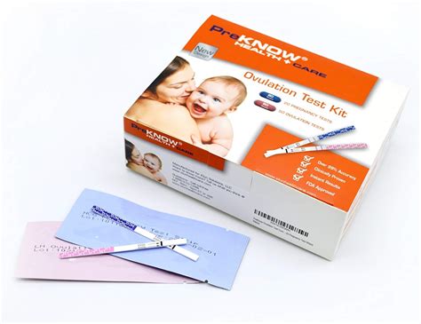 Buy PreKnow 50 Ovulation Test Strips and 20 Pregnancy Test Strips Combo ...