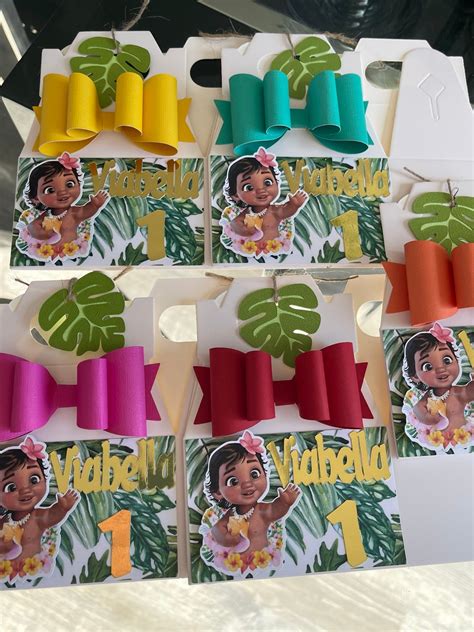 Moana Party Favor Moana Goody Box Moana Birthday | Etsy