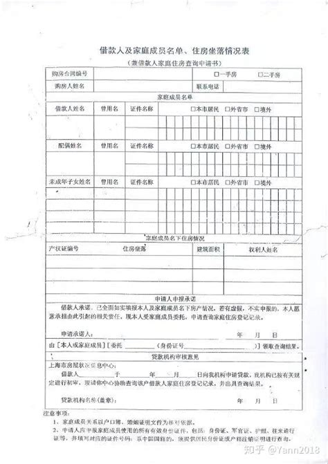 上海无房证明( 上海借款人及家庭成员名单、住房坐落情况表)办理指南 - 知乎