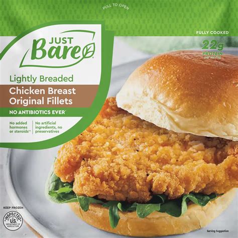 Lightly Breaded Chicken Breast Fillet Just Bare