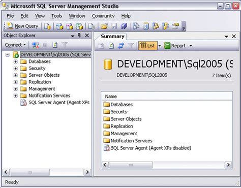 Images SQL Server 2005