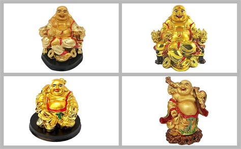 Buy GRAND JHAIJI Resin Vastu Feng Shui Laughing Buddha On Dragon For ...