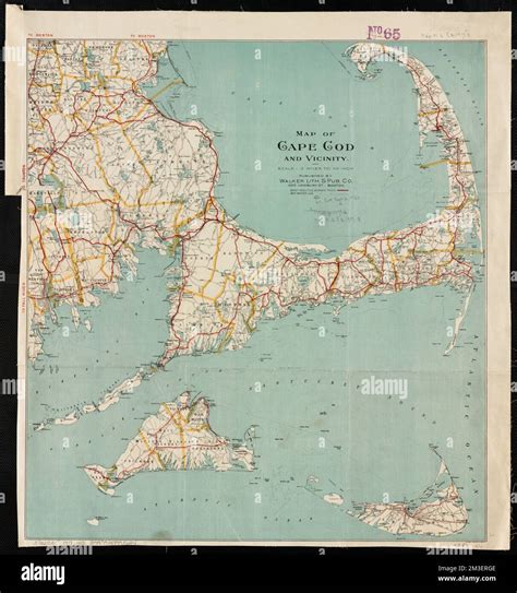 Map of Cape Cod and vicinity , Roads, Massachusetts, Cape Cod, Maps ...