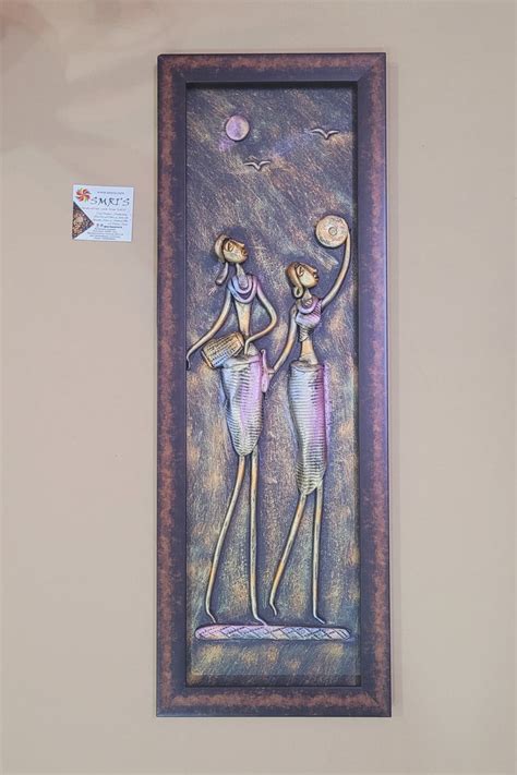 Mural Art Frame Metallic Craft Indian Handicrafts tribal art Home ...