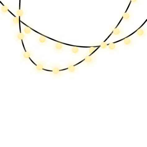 String Lights, Fairy Light, Bulb Lights, Room Decoration PNG ...