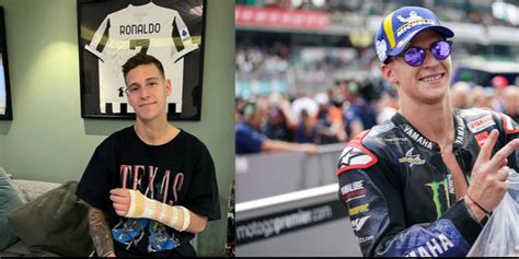 Anche Quartararo ko col motocross. Nel post compare Ronaldo